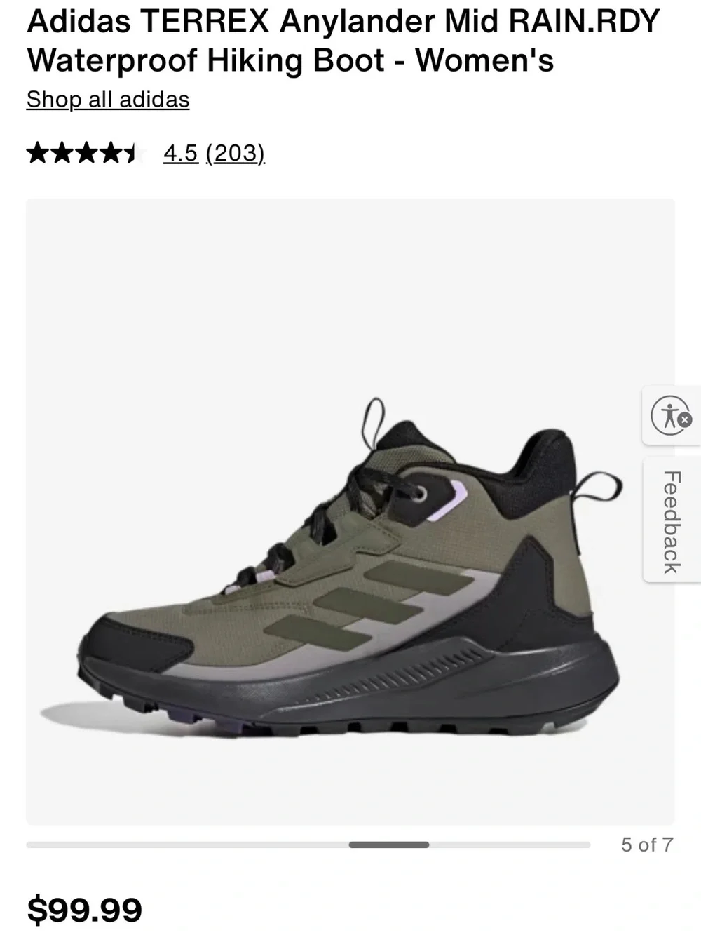 Adidas Hiking Boots